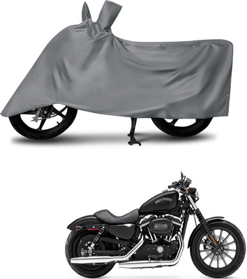 DeepShakshi AUTOMOTIVE Waterproof Two Wheeler Cover for Harley Davidson(Iron 883, Grey)