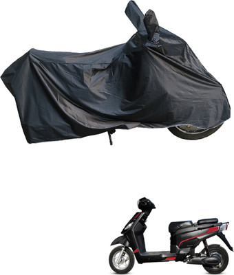 Motodreka Waterproof Two Wheeler Cover for Hero(Electric NYX e5 BS6, Black)