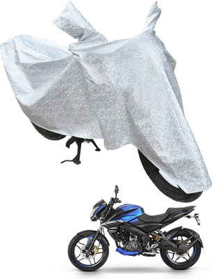 RiderShine Waterproof Two Wheeler Cover for Bajaj(Pulsar 200NS FI, Silver)