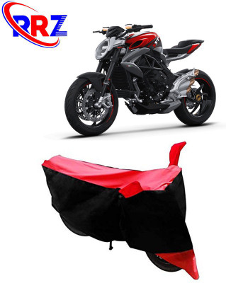 RRZ Waterproof Two Wheeler Cover for MV Agusta(Brutale, Black, Red)