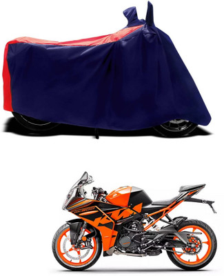 PAGORA Waterproof Two Wheeler Cover for KTM(RC 200 BS6, Red)
