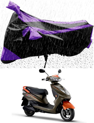 MWBB Waterproof Two Wheeler Cover for Okinawa(Ridge, Black)