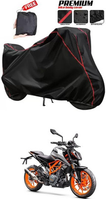 DeepShakshi AUTOMOTIVE Two Wheeler Cover for KTM(390 Duke, Black)