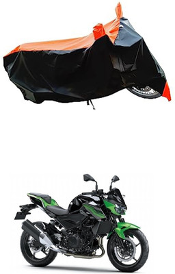 VESMEI Two Wheeler Cover for Kawasaki(Z250 BS6, Orange)