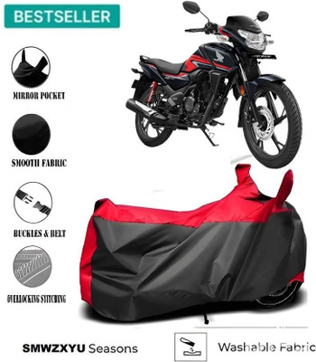 smwzxyu Waterproof Two Wheeler Cover for Honda(SR 160, Red)