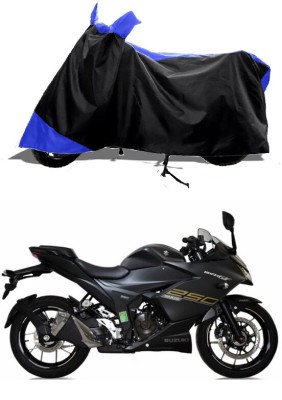 GROFATIK Two Wheeler Cover for Suzuki(Gixxer SF 250, Blue)