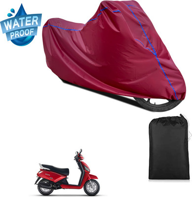 PAGORA Waterproof Two Wheeler Cover for Mahindra(Gusto 125 BS6, Maroon)