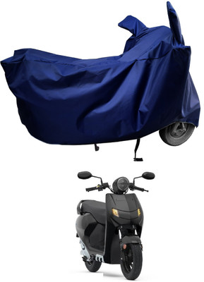 Amexride Two Wheeler Cover for 22Motors(Flow, Blue)