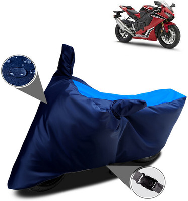 THE REAL ARV Waterproof Two Wheeler Cover for Honda(CBR 1000RR, Blue)