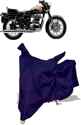 Amexride Two Wheeler Cover for Royal Enfield(Bullet 350 Twinspark, Blue)