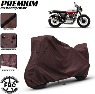 FBC Waterproof Two Wheeler Cover for Royal Enfield(Interceptor 650, Maroon)