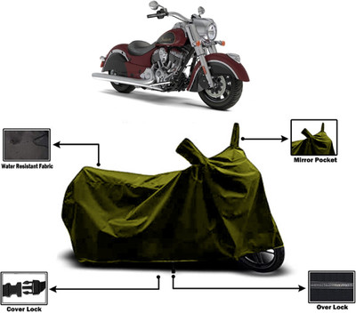 Amexride Two Wheeler Cover for Indian(Chief Classic, Green)