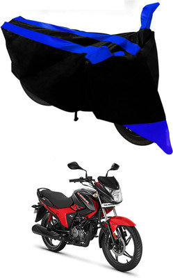 Mdstar Waterproof Two Wheeler Cover for Hero(New Glamour, Blue, Black)