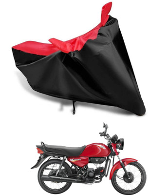KEDIT Two Wheeler Cover for Hero(HF Dawn, Red, Black)