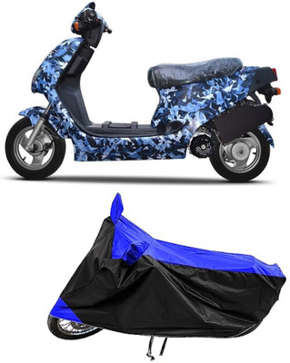 Mdstar Waterproof Two Wheeler Cover for Hero(Electric AXLHE-20, Blue)