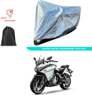 PAGORA Waterproof Two Wheeler Cover for CFMoto(650GT, Silver)