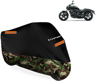 Horseyaart Waterproof Two Wheeler Cover for Kawasaki(Vulcan S BS6, Multicolor)