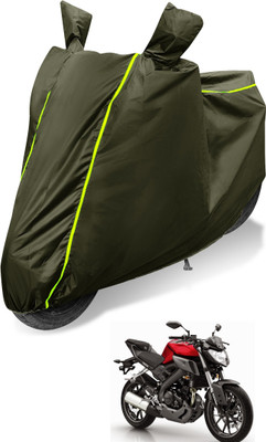 Auto Hub Waterproof Two Wheeler Cover for Suzuki(Gixxer, Green)