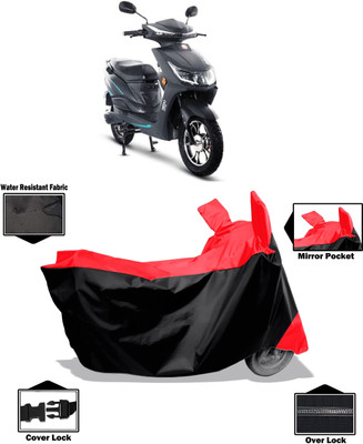 Amexride Two Wheeler Cover for Hero Electric(Motocorp Electric Atria, Red)