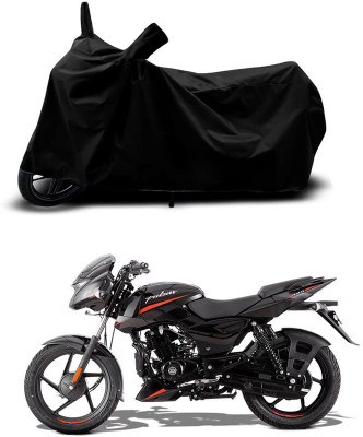 KEDIT Two Wheeler Cover for Bajaj(Pulsar 125, Black)