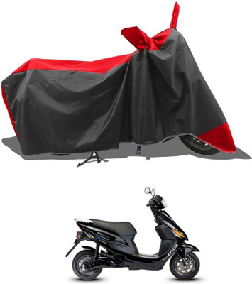 KEDIT Two Wheeler Cover for Hero(Electric Cruz BS6, Red)