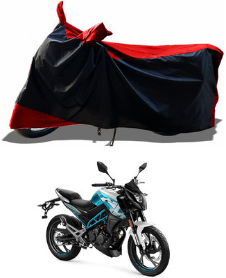 DeepShakshi AUTOMOTIVE Waterproof Two Wheeler Cover for CFMoto(150NK, Red)