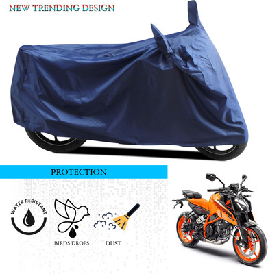 ANTHUB Waterproof Two Wheeler Cover for KTM(Duke 390, Blue)