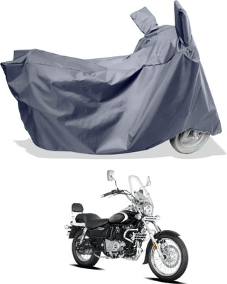 Amexride Two Wheeler Cover for Bajaj(Avenger Cruise 220 BS6, Grey)