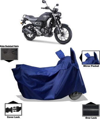 Amexride Two Wheeler Cover for Yamaha(FZ-X, Blue)