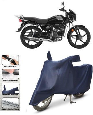 HWQSXAE Waterproof Two Wheeler Cover for Hero(Blue)
