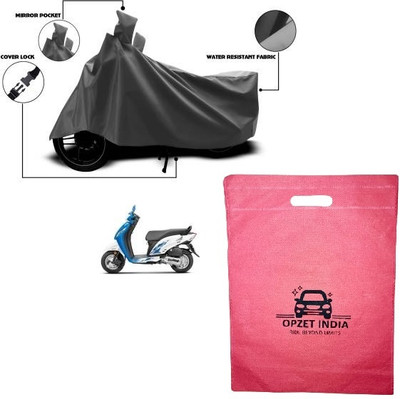 OPZET INDIA Waterproof Two Wheeler Cover for Honda(Activa 3G, Grey)