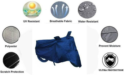 SK AUTO Waterproof Two Wheeler Cover for Bajaj(Pulsar 150, Blue)