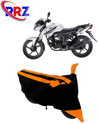RRZ Waterproof Two Wheeler Cover for Yamaha(SZ X, Black, Orange)