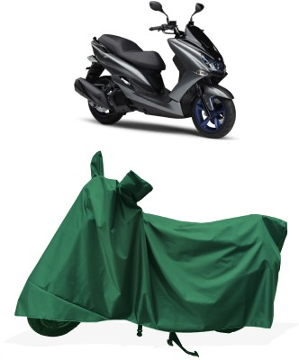 Tricway Two Wheeler Cover for Yamaha(Majesty S 155 maxi BS6, Green)