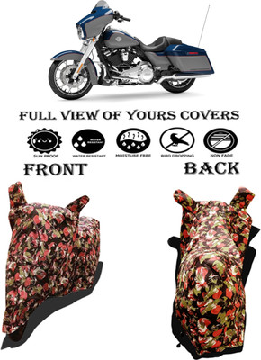 Amexride Two Wheeler Cover for Harley Davidson(Street Glide Special, Multicolor)