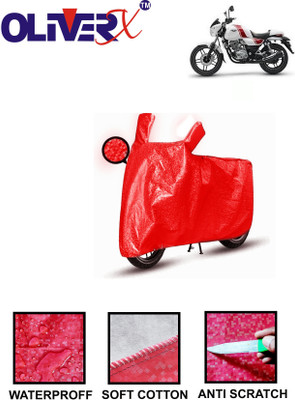 OliverX Waterproof Two Wheeler Cover for Bajaj(V15, Red)