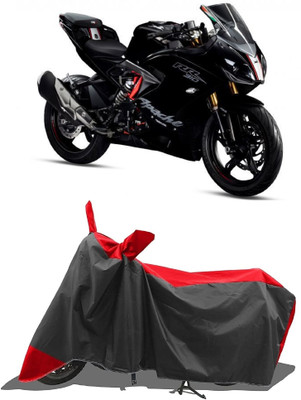 SPECTUS Two Wheeler Cover for TVS(Apache RTR 310, Red)