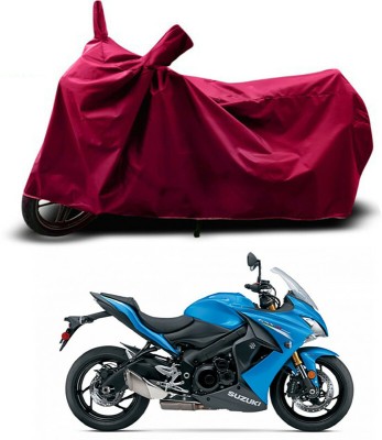 Ascension Waterproof Two Wheeler Cover for Suzuki(GSX S1000F, Maroon)