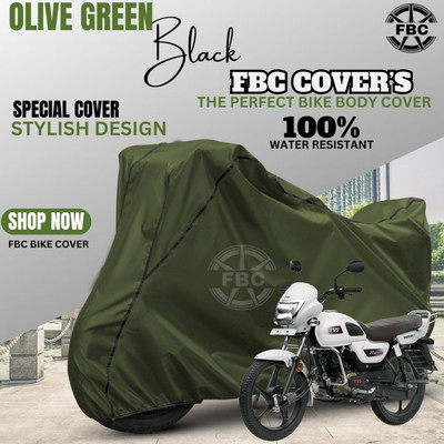 AutoGalaxy Waterproof Two Wheeler Cover for TVS(Radeon, Green)