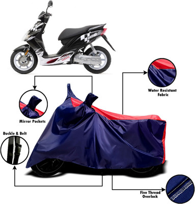 XOCAVO Two Wheeler Cover for Yamaha(Jog R, Red, Blue)