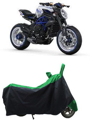 Coxtor Waterproof Two Wheeler Cover for MV Agusta(Dragster800 RR, Green)