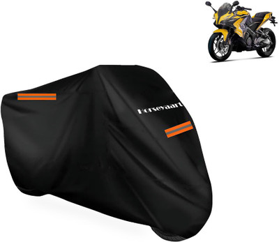 Horseyaart Waterproof Two Wheeler Cover for Bajaj(Pulsar SS400, Black)