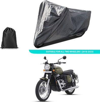 PAGORA Waterproof Two Wheeler Cover for JAWA(Forty Two, Grey)