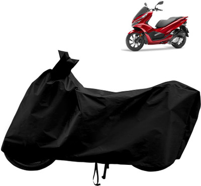 Horseyaart Waterproof Two Wheeler Cover for Honda(PCX 125, Black)