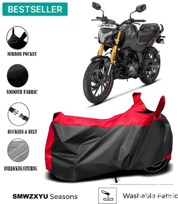 smwzxyu Waterproof Two Wheeler Cover for Hero(Xtreme 160 R, Red, Black)