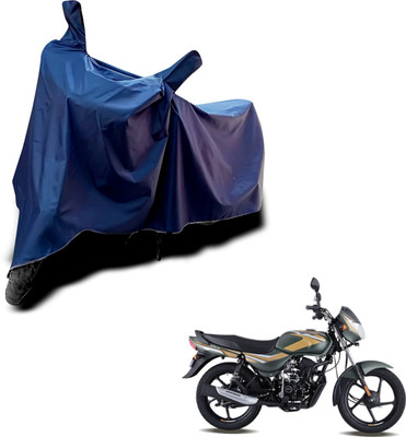 KEDIT Two Wheeler Cover for Bajaj(CT 100, Blue)