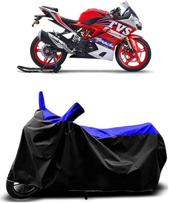 VESMEI Two Wheeler Cover for TVS(Apache RTR 310 BS6, Blue)