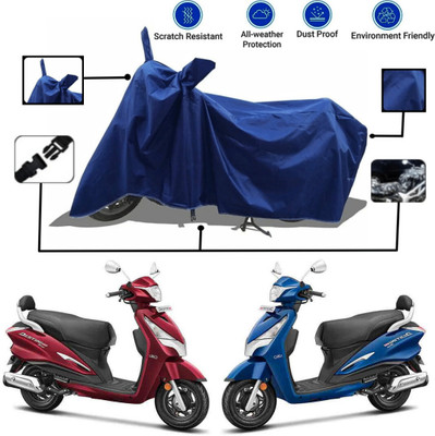 TENNYCER Waterproof Two Wheeler Cover for Hero(Destini 125, Blue)
