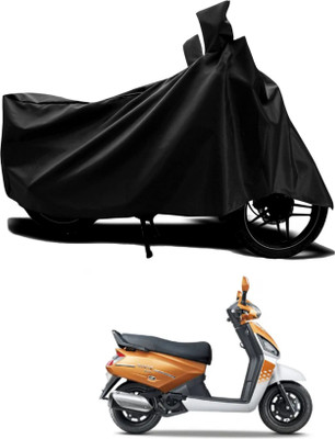 KEDIT Two Wheeler Cover for Mahindra(Gusto 125 BS6, Black)