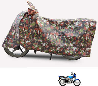 Euro Care Two Wheeler Cover for Bajaj(Wind 125, Brown)